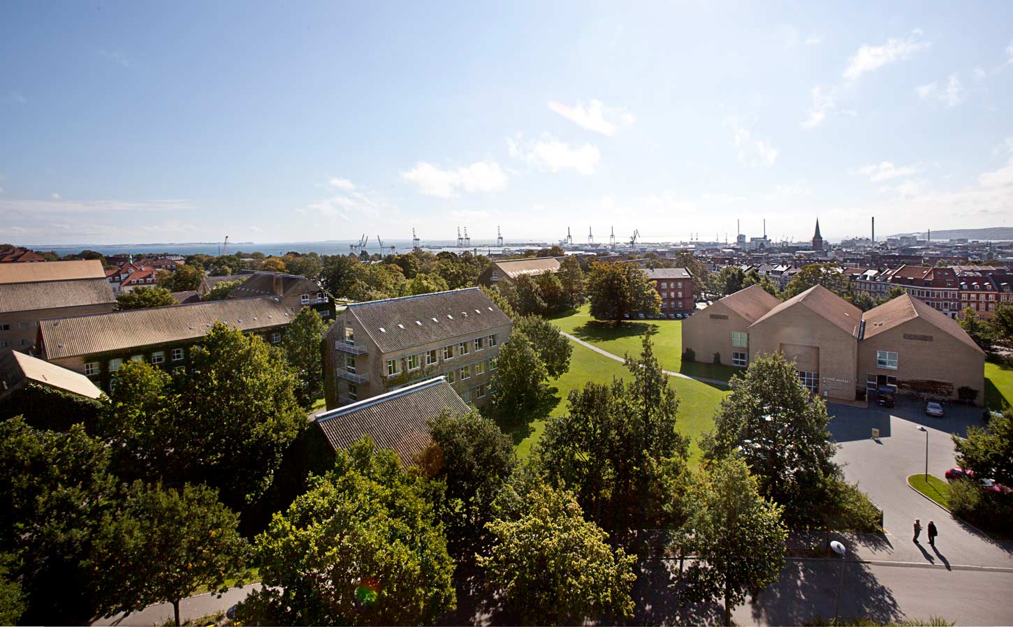 Udsigt over Aarhus Universitet Campus