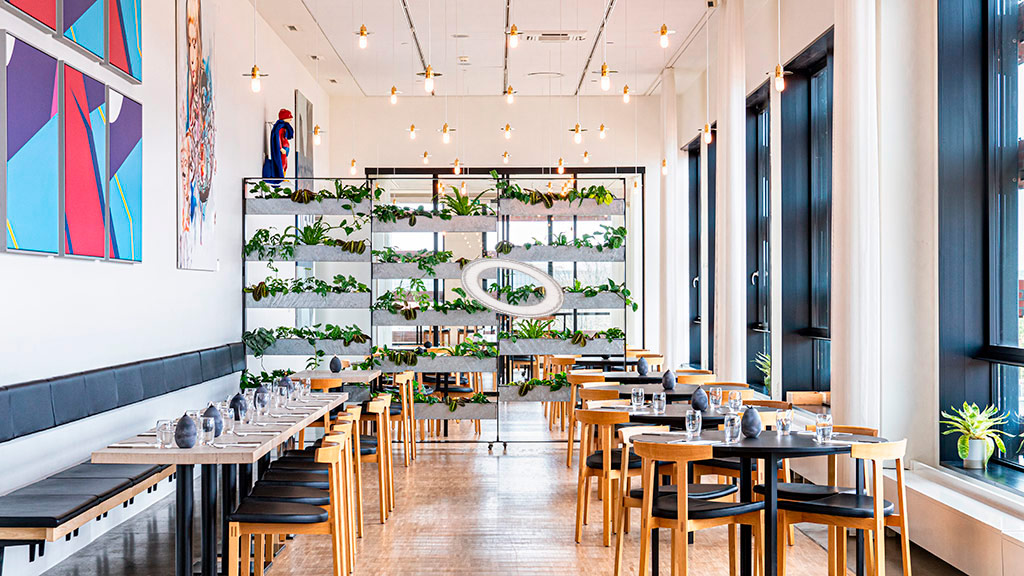 Mødelokale Wine and Food på toppen af ARoS - virtuel