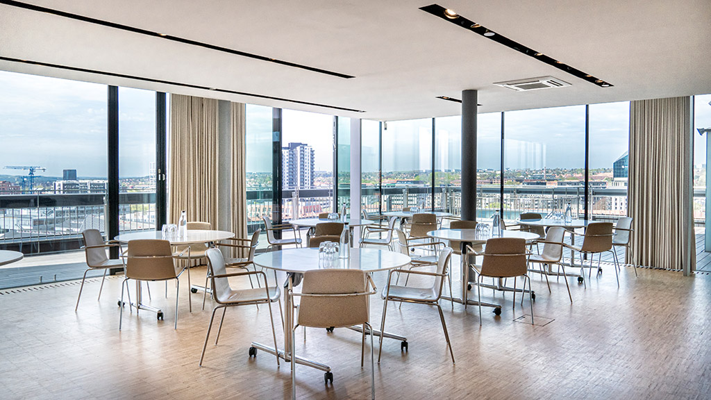 Mødelokale Sunset Lounge på toppen af ARoS