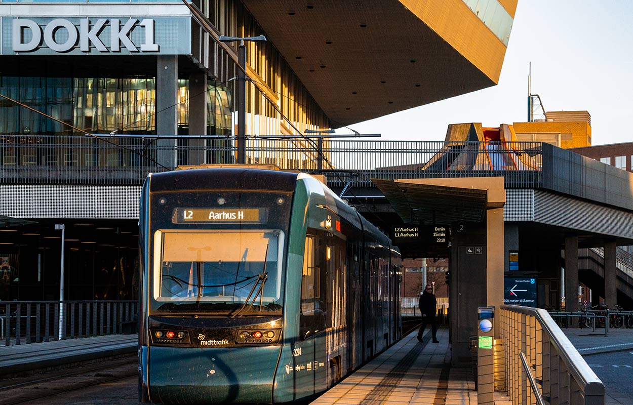 Aarhus Letbane foran DOKK1