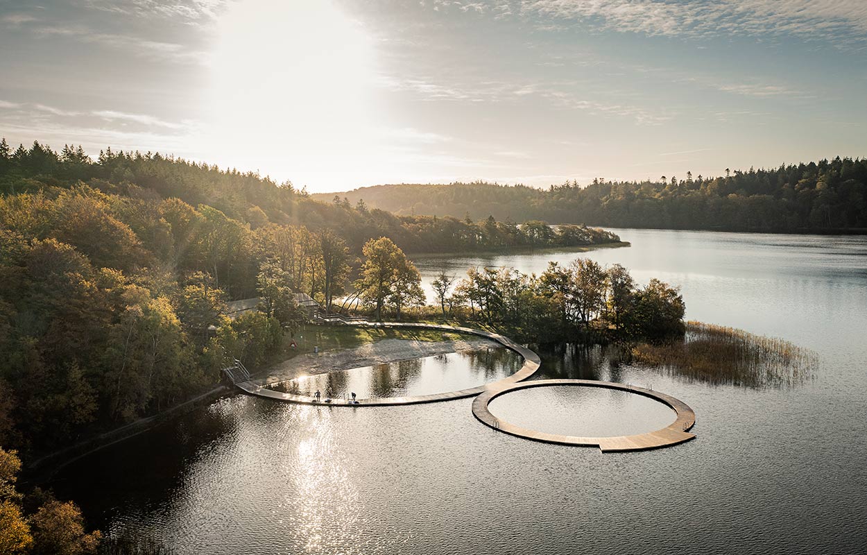 Almind Lake in Silkeborg