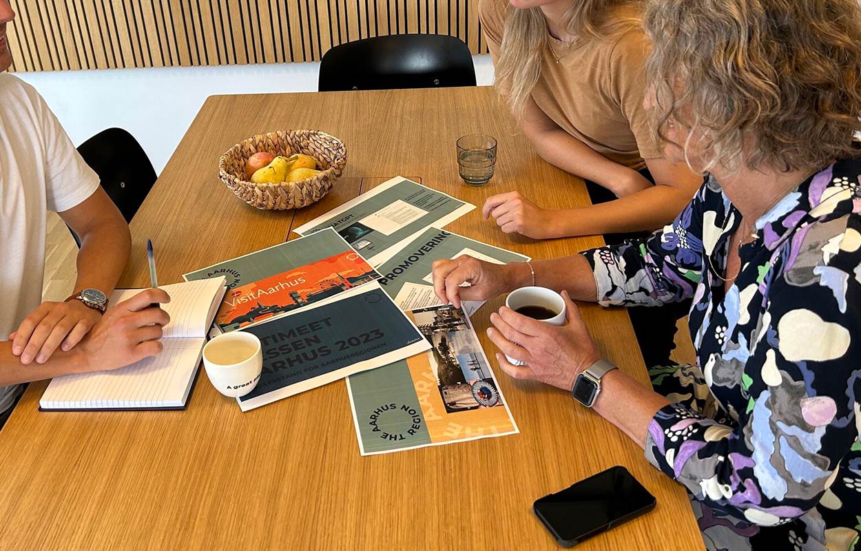 Workshop preparations at VisitAarhus Convention Bureau