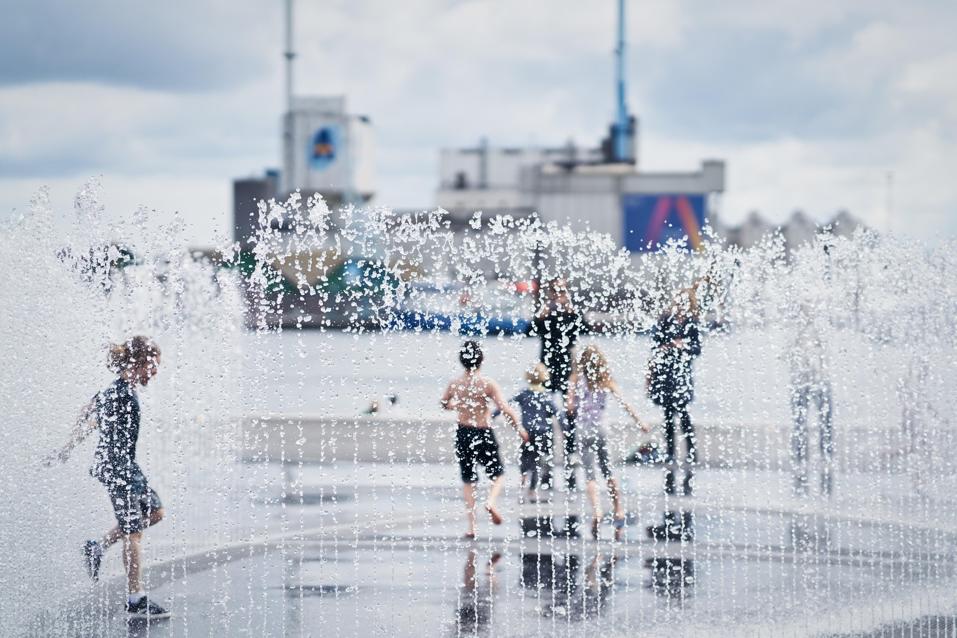 Endless Connection fountain in Aarhus