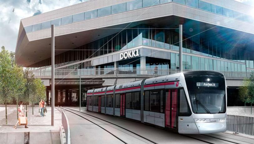 Kom nemt og bæredygtigt rundt i Aarhus med Letbanen.