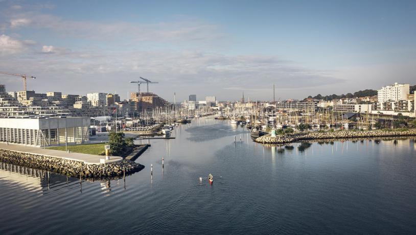 Aarhus Marina and Aarhus City