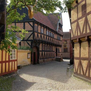 Adelgade in Den Gamle By The Old Town Museum