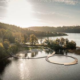 Almind Lake in Silkeborg