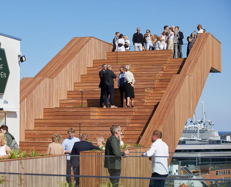 Reception at Salling ROOFGARDEN in Aarhus