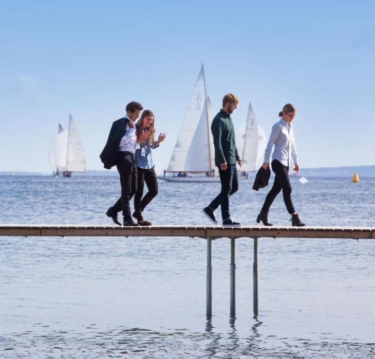 Walk and Talk on a bridge in Aarhus